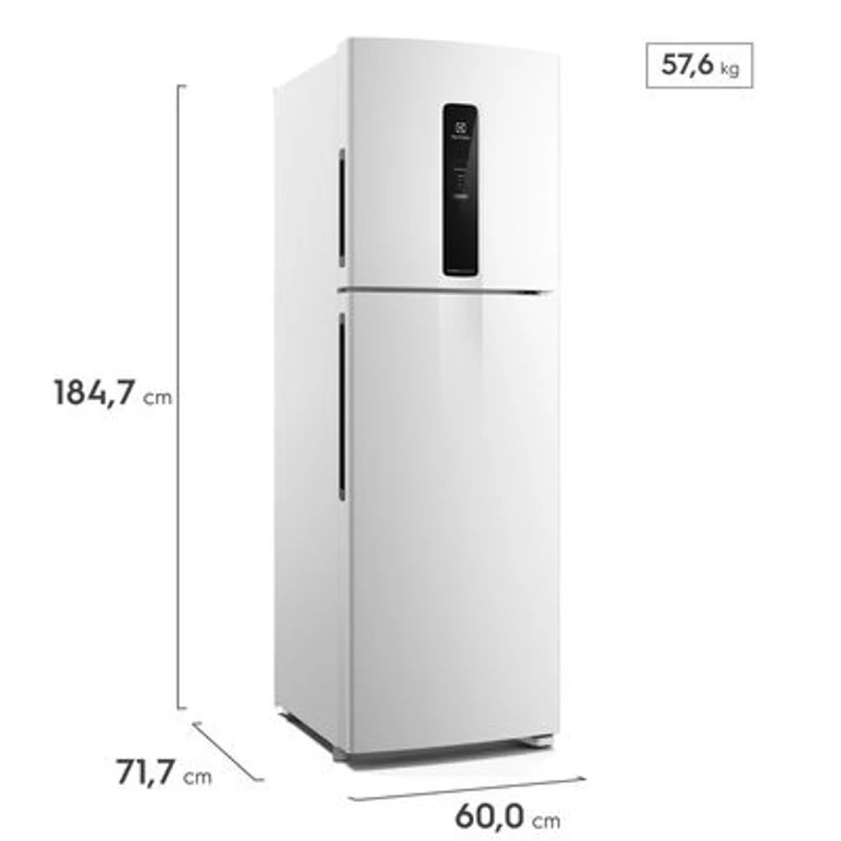 Refrigerador Electrolux Frost Free Inverter 410L Efficient AutoSense Duplex IF46 Branco 127V - AP / MT