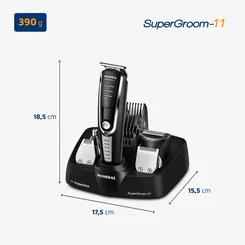Aparador de Pelos Mondial Super Groom 11 em 1 BG-05 Bivolt - AP / MT