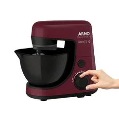 Batedeira Planetária Arno Nova Deluxe SX36 600W 127V Vinho - AP / MT