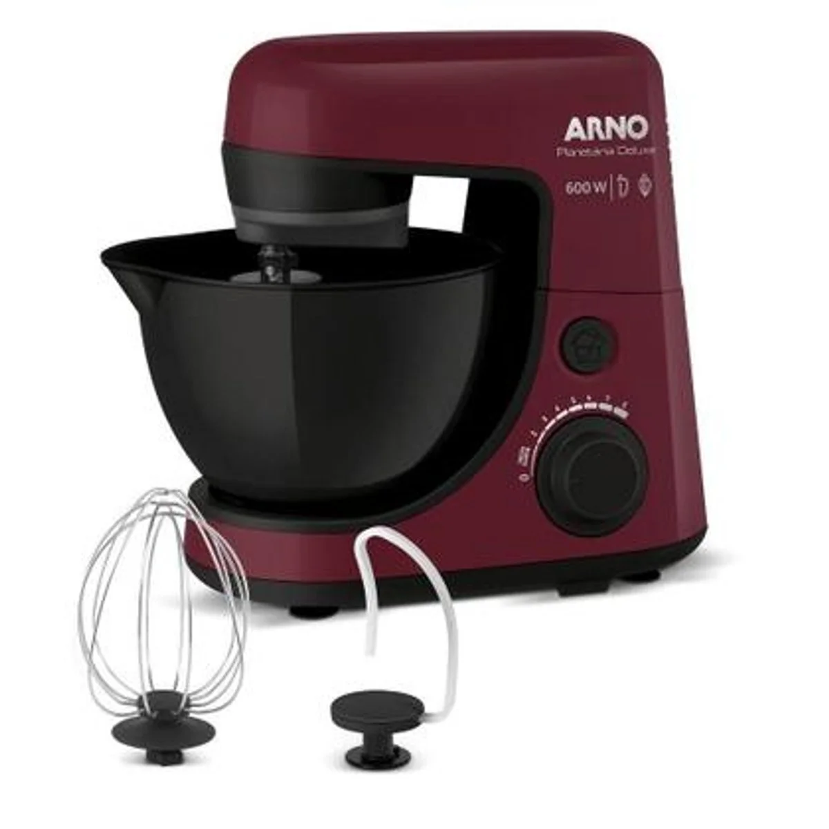 Batedeira Planetária Arno Nova Deluxe SX36 600W 127V Vinho - AP / MT