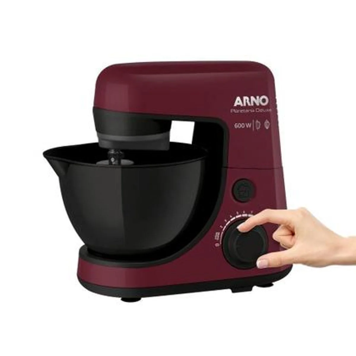 Batedeira Planetária Arno Nova Deluxe SX36 600W 127V Vinho - AP / MT