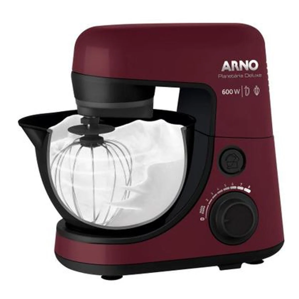Batedeira Planetária Arno Nova Deluxe SX36 600W 127V Vinho - AP / MT