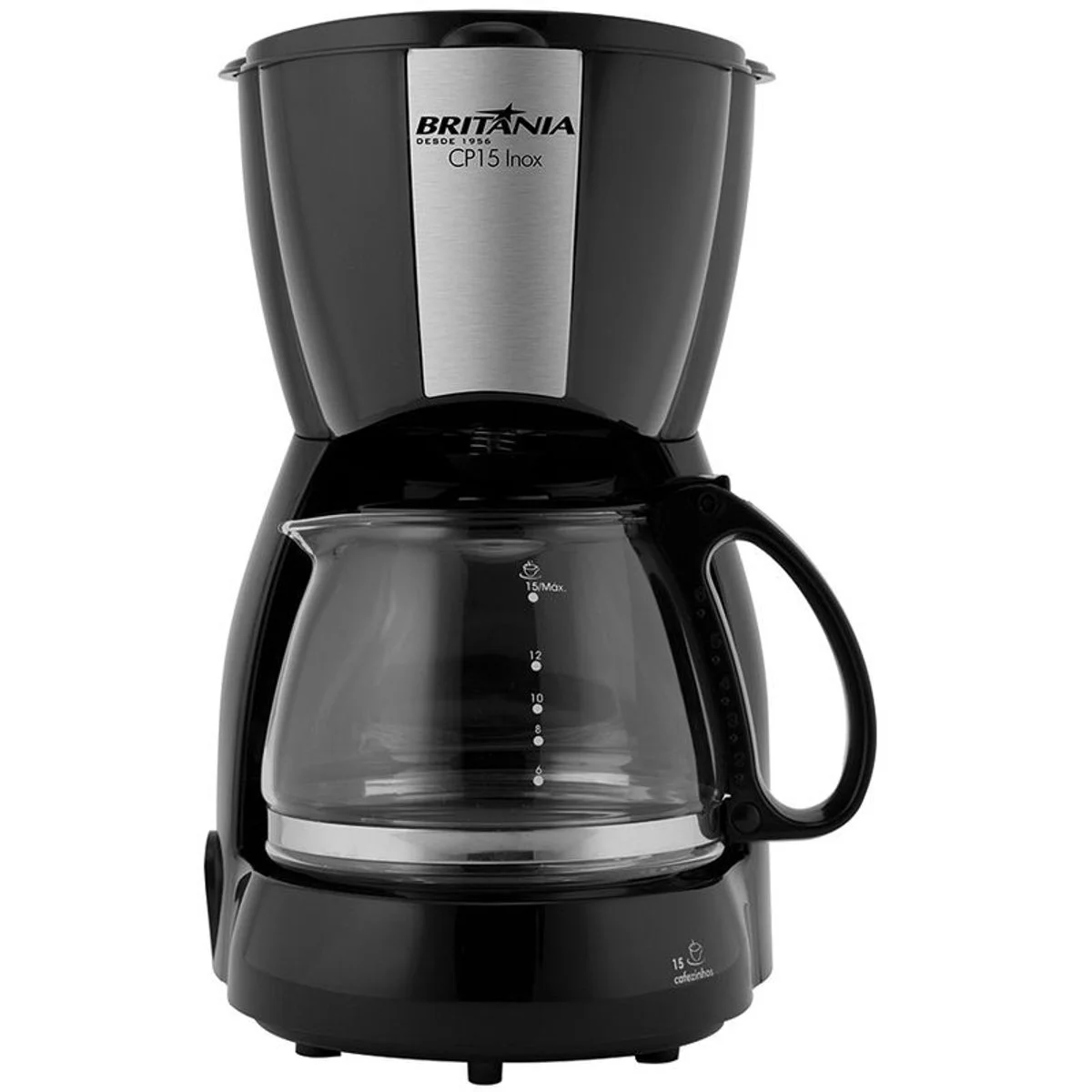 Cafeteira Elétrica Britânia CP15 Inox 15 Xícaras 127V - AP / MT