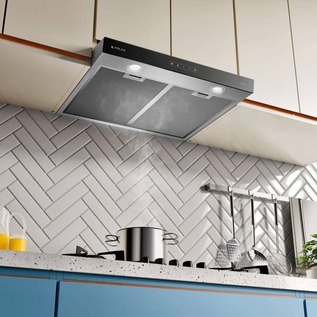 Depurador de Ar Atlas U Top 60cm Inox 127V - AP / MT