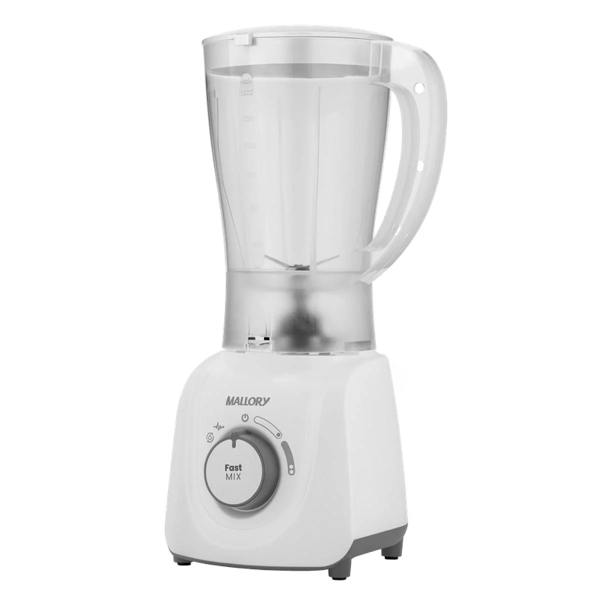Liquidificador Mallory Fast Mix 600W 2 Velocidades Copo 2,1L Branco 127V - AP / MT