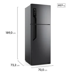 Refrigerador Electrolux Frost Free TF71B 480L Duplex Preto Inox 127V - AP / MT