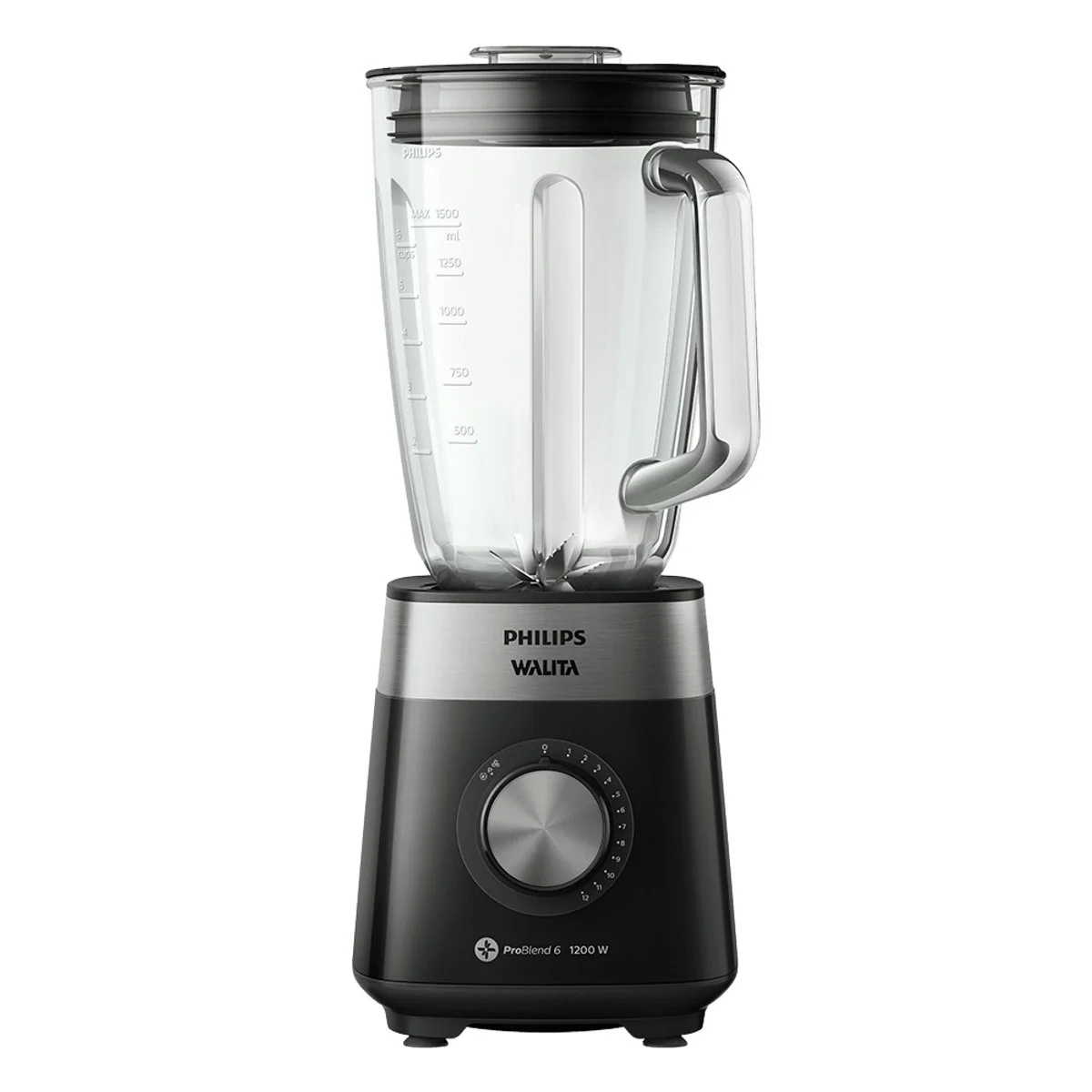 Liquidificador Philips Walita Série 5000 Jarra de Vidro 1200W Preto 2L 127V RI2242/93 - AP / MT