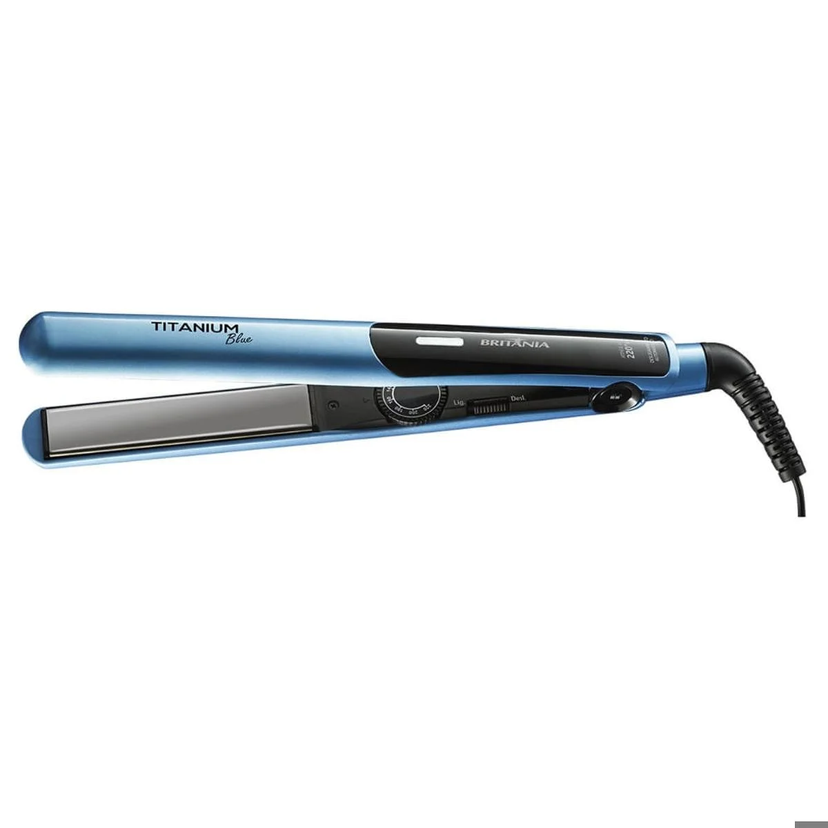 Prancha Alisadora Britânia Titanium Blue 35W Azul Bivolt - AP / MT