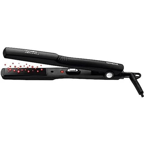 Prancha Alisadora Mondial Tourmaline Ceramic P-15 Bivolt 200°C - AP / MT