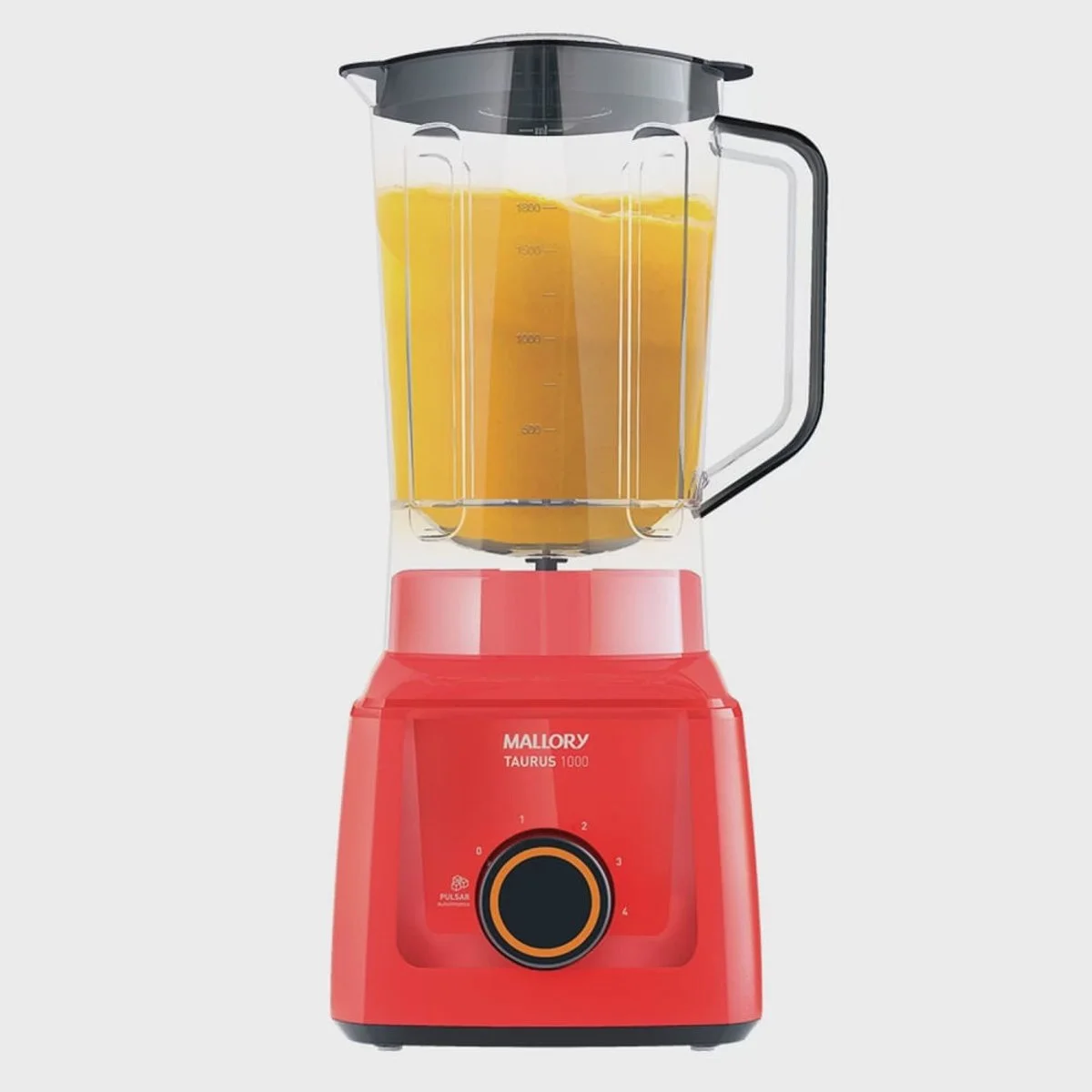 Liquidificador Mallory Taurus 1000 Vermelho 900W 127V 3,1L - AP / MT