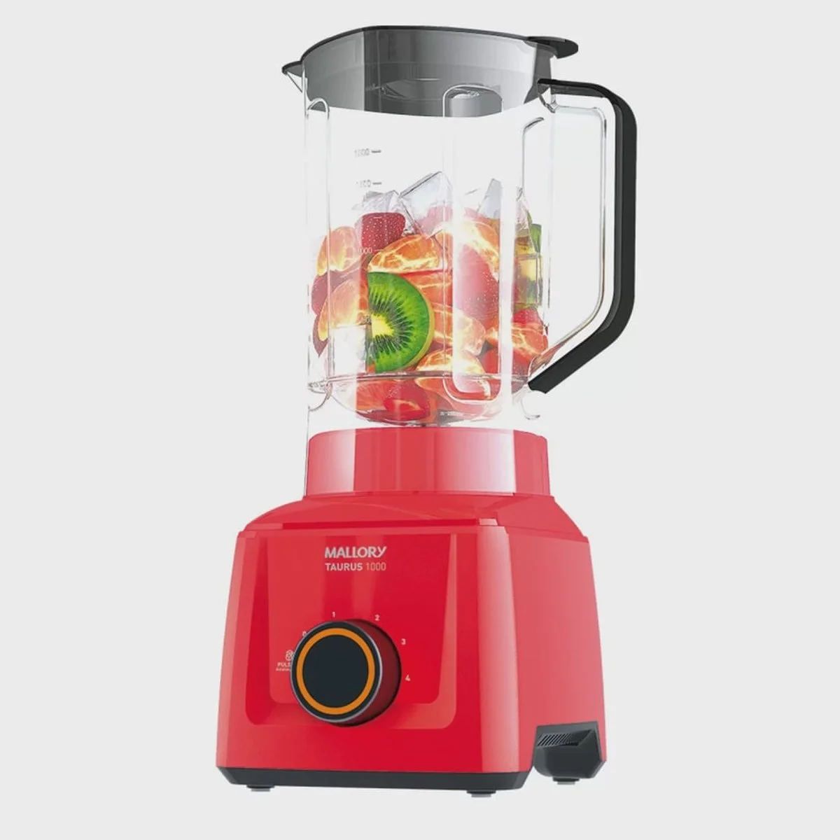 Liquidificador Mallory Taurus 1000 Vermelho 900W 127V 3,1L - AP / MT