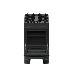 Fogão Atlas Mônaco Top Glass 4 Bocas Preto Mesa de Vidro Bivolt - AP / MT