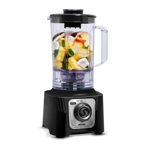 Liquidificador Arno Power Max LN65 3,1L 1400W Comfort Control Preto 127V - AP / MT