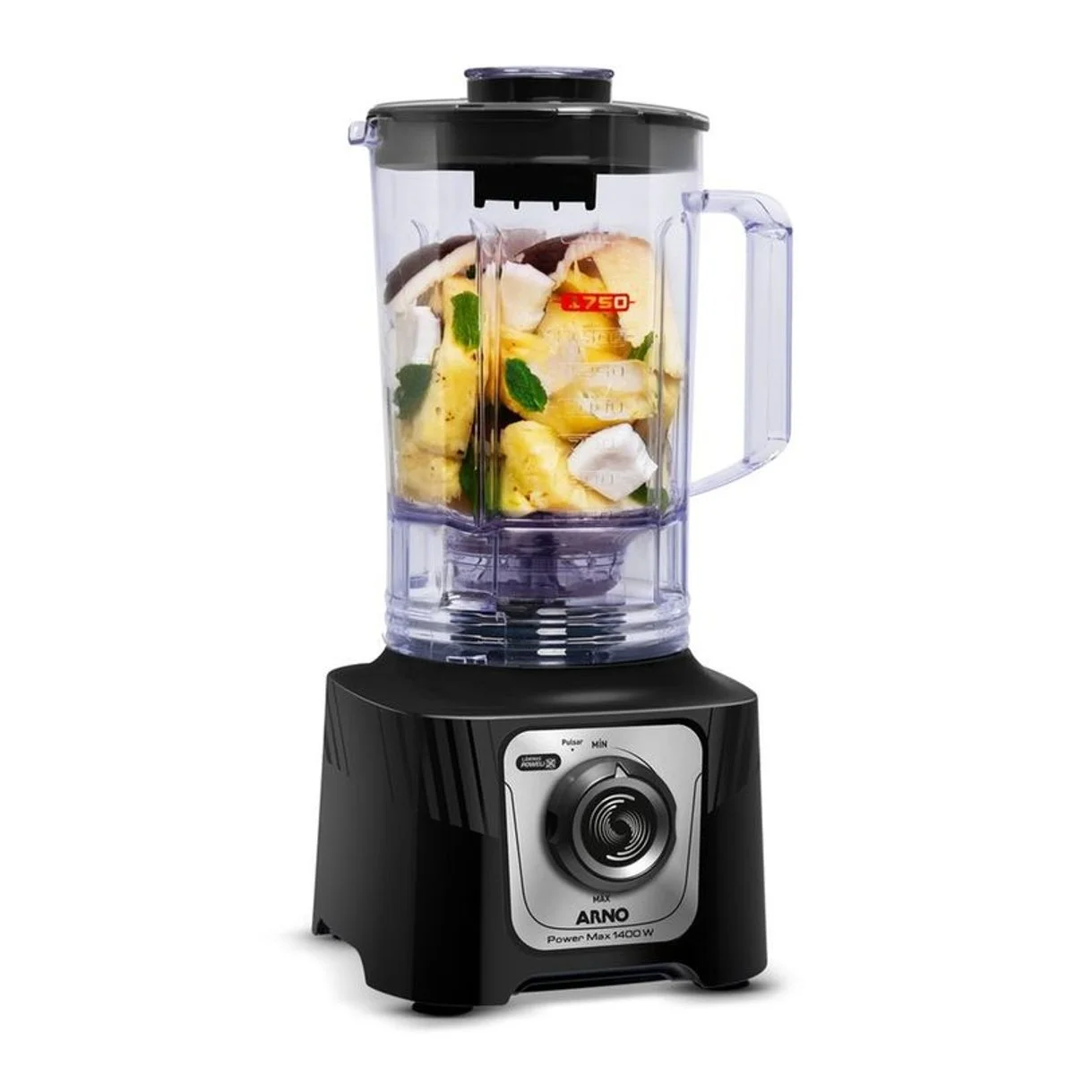 Liquidificador Arno Power Max LN65 3,1L 1400W Comfort Control Preto 127V - AP / MT