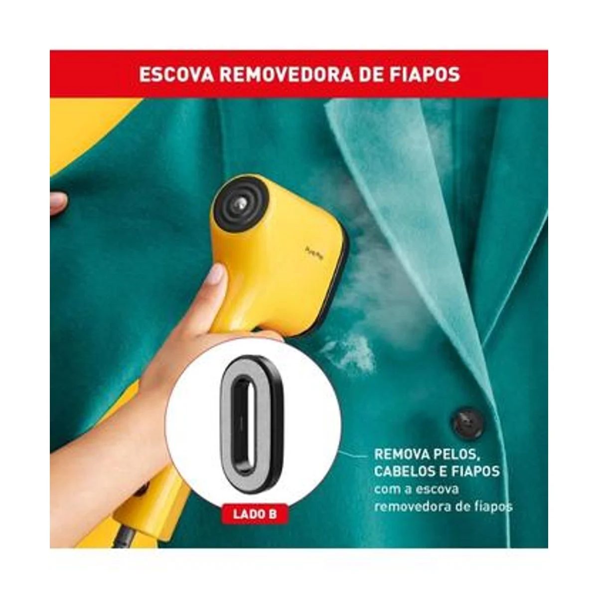 Vaporizador de Roupas Arno Pure Pop Amarelo 1100W 127V HS26 - AP / MT