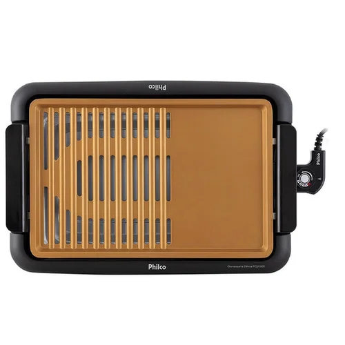 Churrasqueira Elétrica Philco PCQ1500D Maxx Gold 1500W 127V - AP / MT