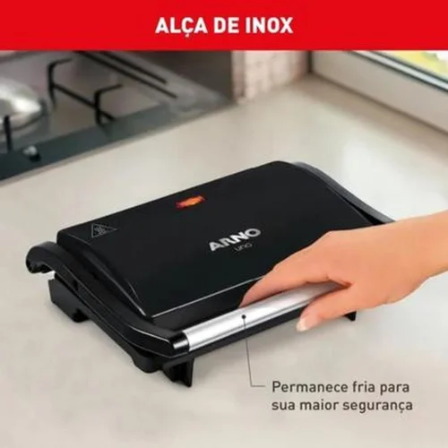 Grill Panini Arno Compacto SW3318B2 Preto 127V - AP / MT