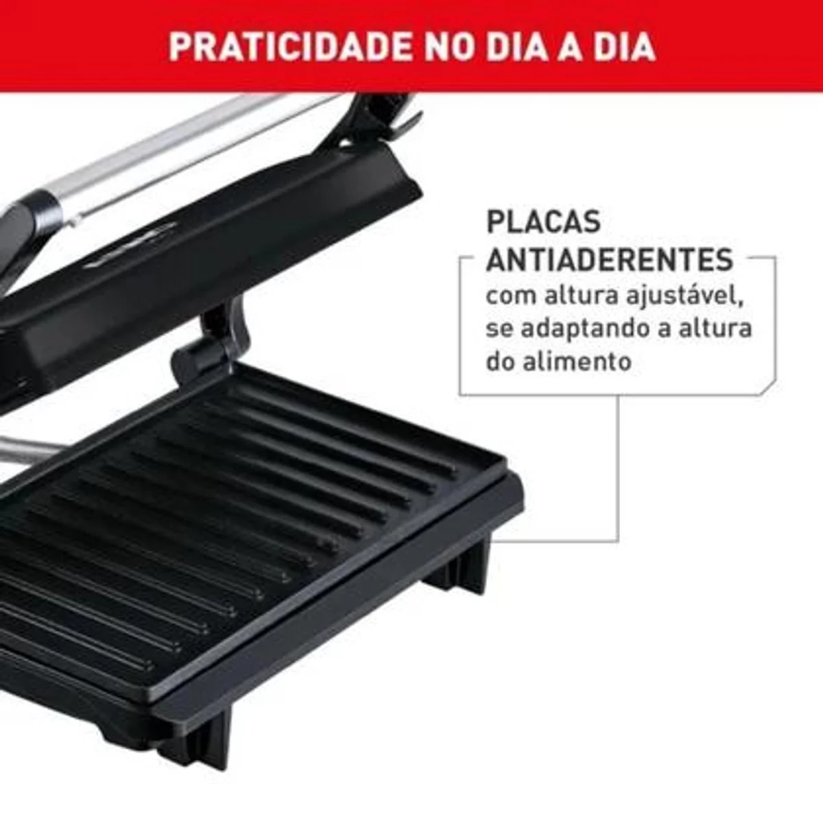 Grill Panini Arno Compacto SW3318B2 Preto 127V - AP / MT