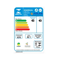 Fogão Atlas Mônaco Plus 5 Bocas Preto Mesa Inox Acendimento Automático - AP / MT