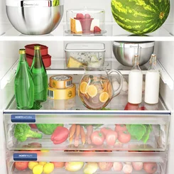 Refrigerador Electrolux Multidoor Efficient 590L Frost Free AutoSense Inverter 3 Portas Black Inox Look IM8B 127V - AP / MT