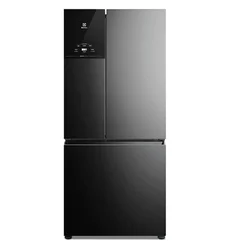 Refrigerador Electrolux Multidoor Efficient 590L Frost Free AutoSense Inverter 3 Portas Black Inox Look IM8B 127V - AP / MT