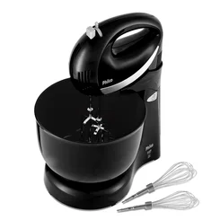 Batedeira Philco Paris Duo Mixer Turbo 4L 500W Preta 127V - AP / MT