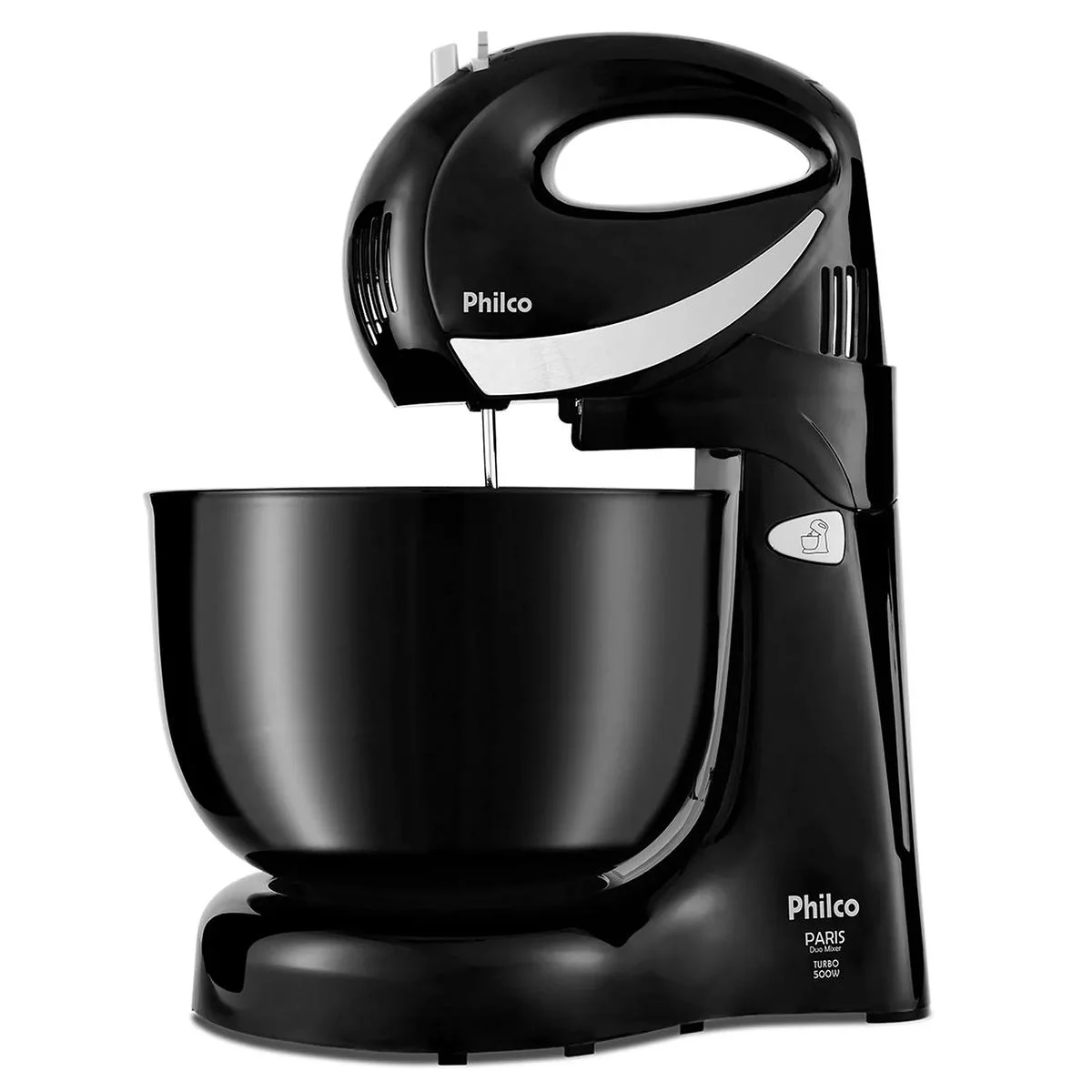 Batedeira Philco Paris Duo Mixer Turbo 4L 500W Preta 127V - AP / MT