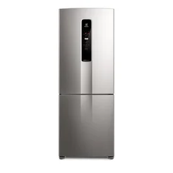Geladeira Electrolux Frost Free Inverter 490L Efficient AutoSense Inverse Inox Look IB7S 127V - AP / MT