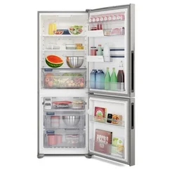 Geladeira Electrolux Frost Free Inverter 490L Efficient AutoSense Inverse Inox Look IB7S 127V - AP / MT