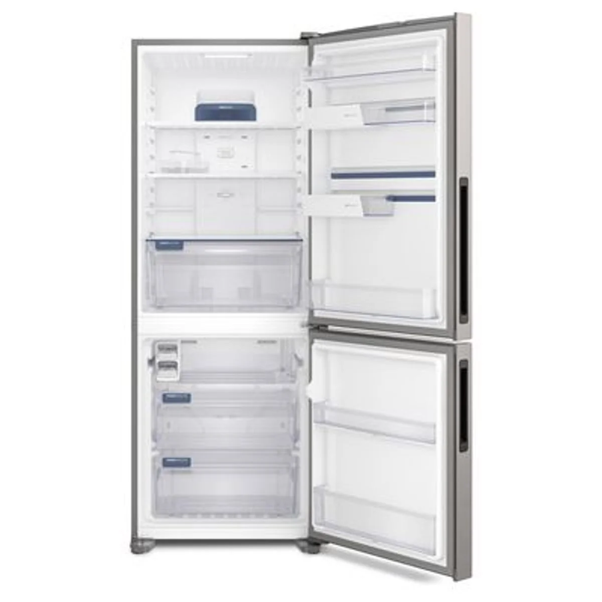 Geladeira Electrolux Frost Free Inverter 490L Efficient AutoSense Inverse Inox Look IB7S 127V - AP / MT
