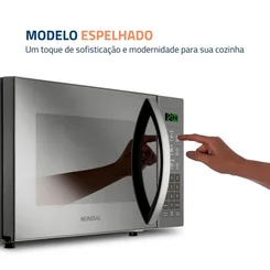 Micro-ondas Mondial MO-02-34-E Espelhado 34L 127V - AP / MT