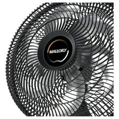 Ventilador de Coluna Mallory Éolo 40cm 6 Pás Preto e Grafite 127V - AP / MT