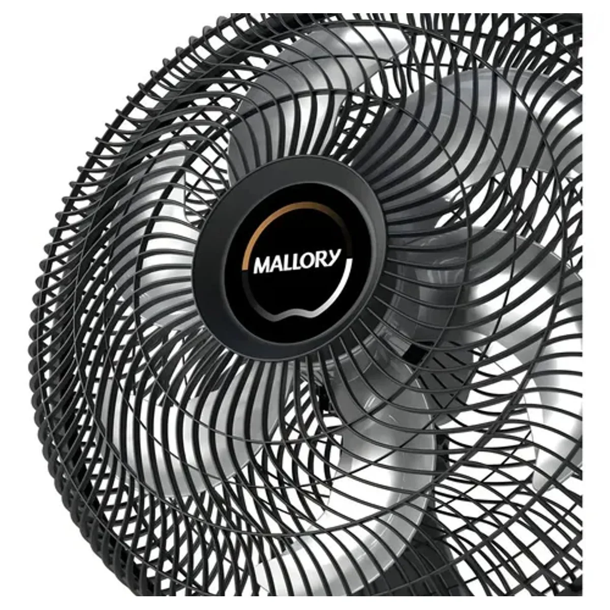 Ventilador de Coluna Mallory Éolo 40cm 6 Pás Preto e Grafite 127V - AP / MT