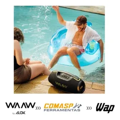 Caixa de Som Bluetooth Boombox WAAW by Alok Hyperboom 1000 WAAW0037 - AP / MT