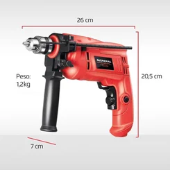 Furadeira de Impacto Mondial Power Tools NFFI-07 650W 3/8" 127V - AP / MT