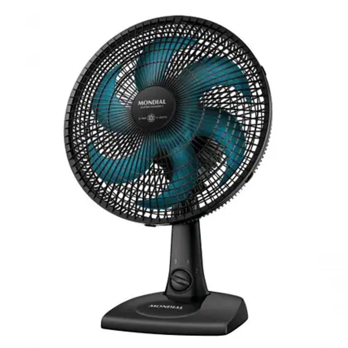 Ventilador de Mesa Mondial Super Power II NVSP-30-AP2 30cm 60W 127V Preto e Azul Petróleo - AP / MT