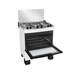 Fogão Mueller MFI5BF 5 Bocas Branco Mesa Inox Tripla Chama Bivolt - AP / MT