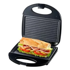 Sanduicheira Grill Mallory Classic 2 Pães Antiaderente 750W 127V Preta - AP / MT
