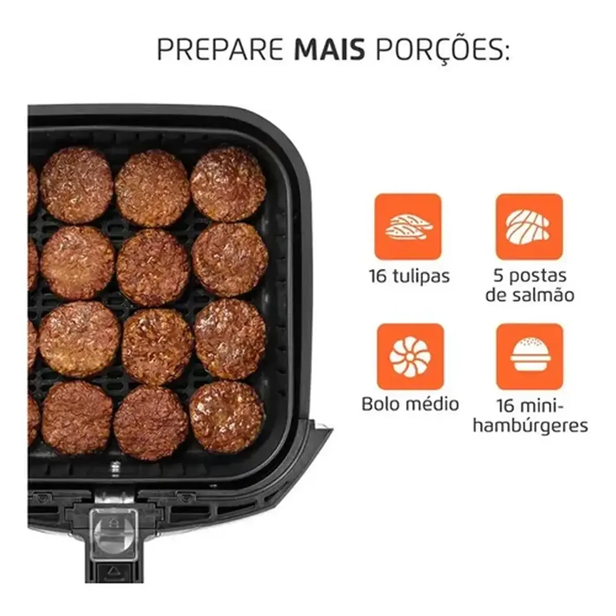 Fritadeira Elétrica Air Fryer Mondial Digital 4 Litros AFN-40-DI 127V - AP / MT