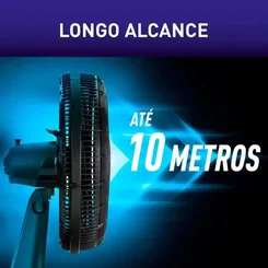 Ventilador de Coluna Arno X-Treme 6 40cm 6 Pás 3 Velocidades Preto 127V - AP / MT