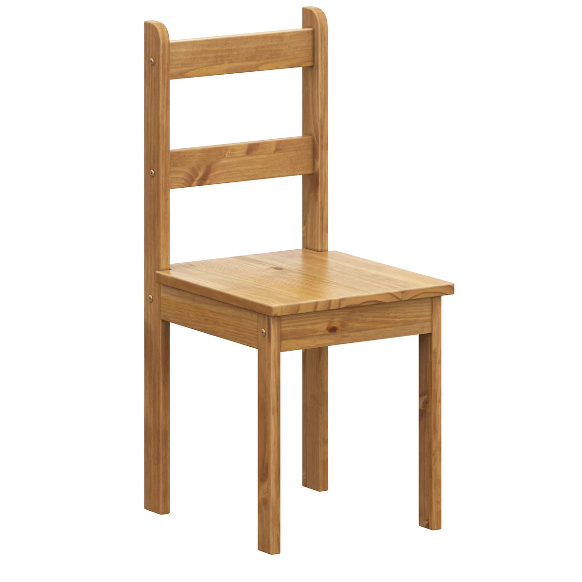 Conjunto de Mesa Apa com 06 Cadeiras Madeira Maciça 53-58 Verniz Nogueira - Tabulae