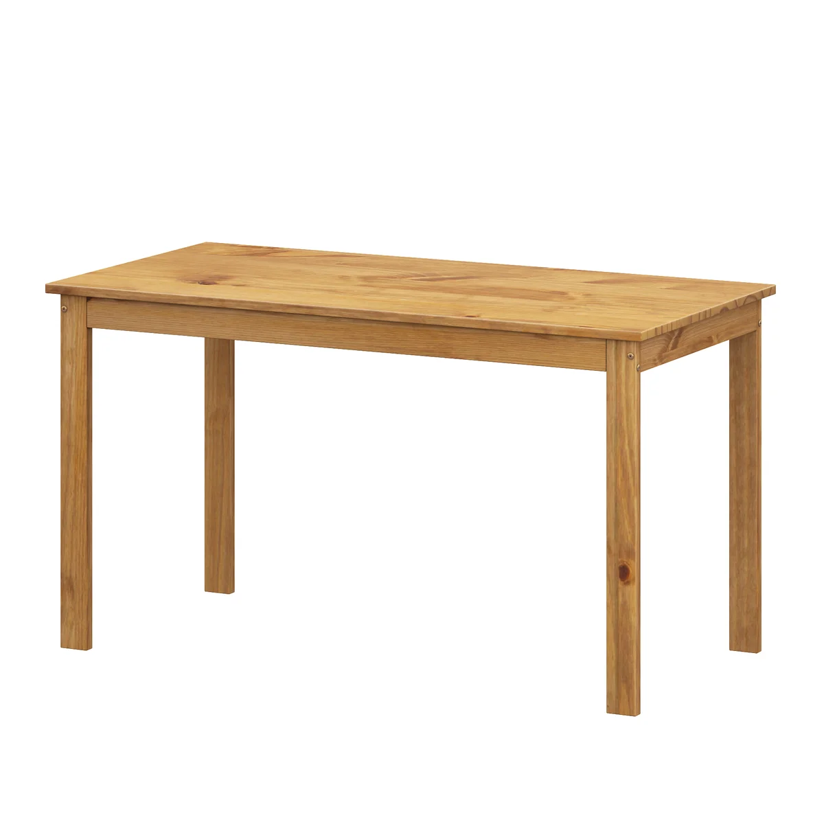 Conjunto de Mesa Apa com 06 Cadeiras Madeira Maciça 53-58 Verniz Nogueira - Tabulae