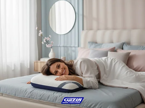 Travesseiro Gazin Visco Ideale 140x600x400 Branco