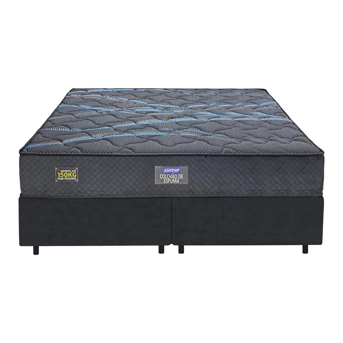 Colchão King SonoproMax II Composto AG60 Pillow DoubleFace 24X193X203 Dark Brown - Gazin