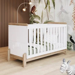 Berço Mini Cama Ternura Branco/Jequitiba HP Henn