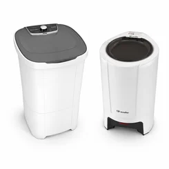 Kit Tanquinho 14kg + Centrifuga 12,6kg  Muller - 127v Branco