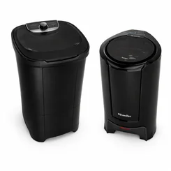Kit Tanquinho 14kg + Centrifuga 12,6kg  Muller - 127v Preto