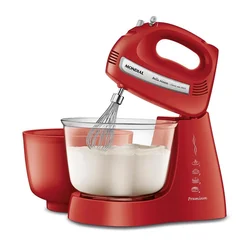 Batedeira Mondial Bella Massa Inox B-55-R 500W 127V Vermelha - AP / MT