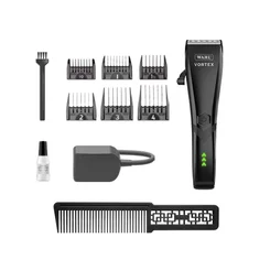 Máquina de Corte Wahl Vortex Cordless Sem Fio Íons de Lítio Preta - AP / MT