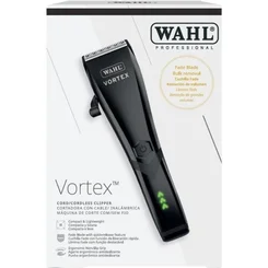 Máquina de Corte Wahl Vortex Cordless Sem Fio Íons de Lítio Preta - AP / MT
